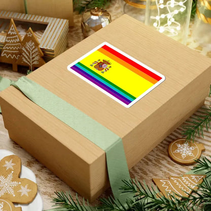 Flag of LGBT Spain (Spain) STICKER Vinyl Kiss-Cut Decal - The Sticker Space