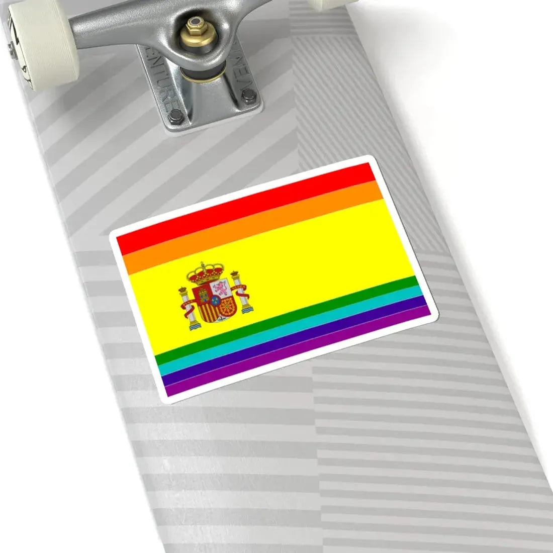 Flag of LGBT Spain (Spain) STICKER Vinyl Kiss-Cut Decal - The Sticker Space