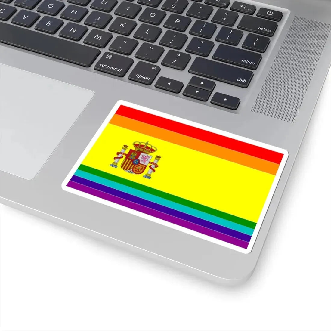 Flag of LGBT Spain (Spain) STICKER Vinyl Kiss-Cut Decal - The Sticker Space