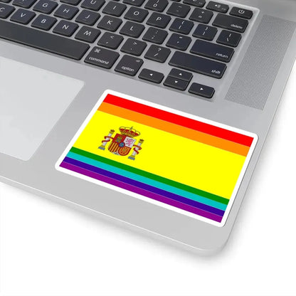 Flag of LGBT Spain (Spain) STICKER Vinyl Kiss-Cut Decal - The Sticker Space