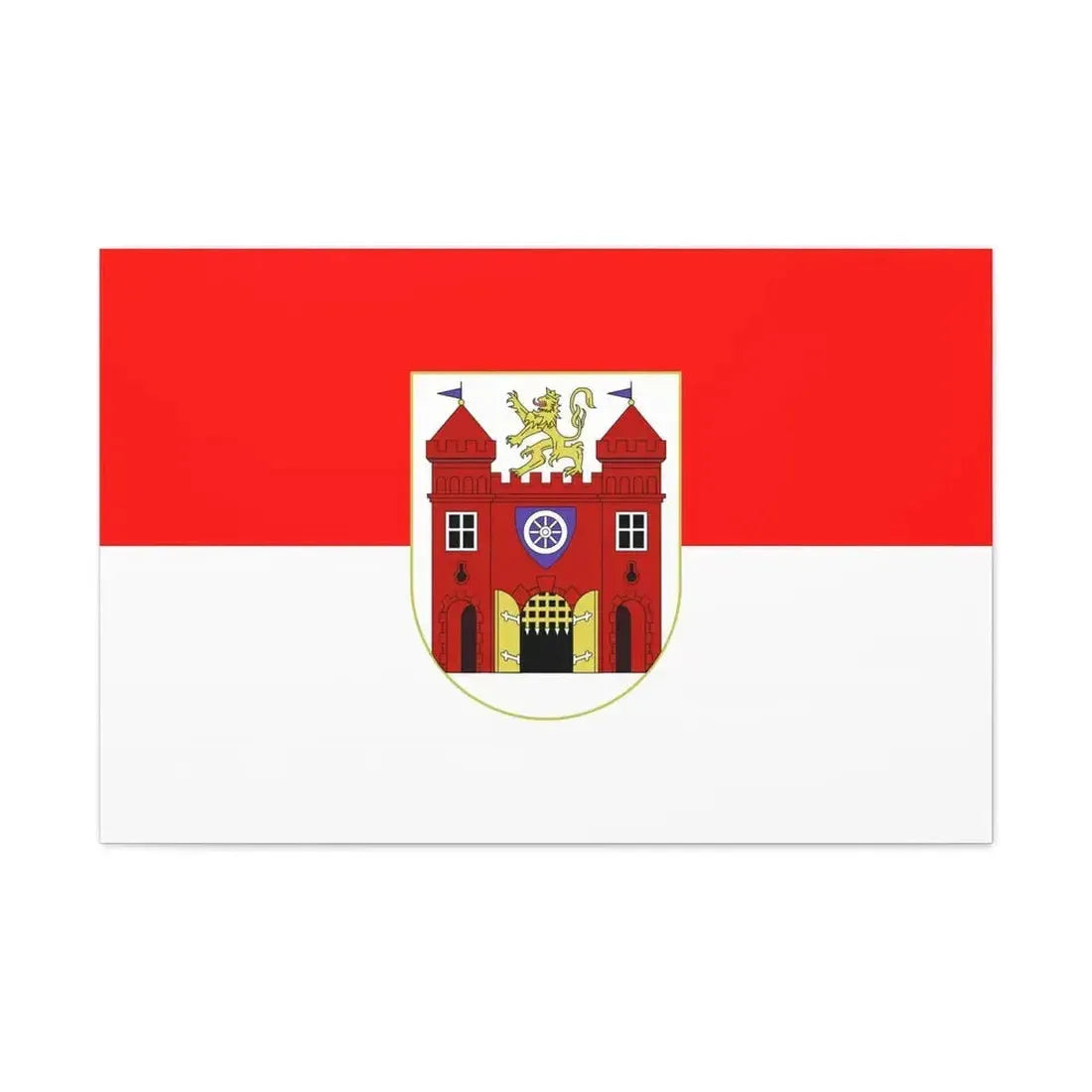 Flag of Liberec Czech Republic - Canvas Wall Art - The Sticker Space