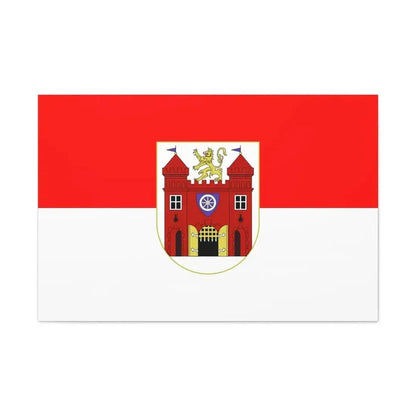 Flag of Liberec Czech Republic - Canvas Wall Art - The Sticker Space