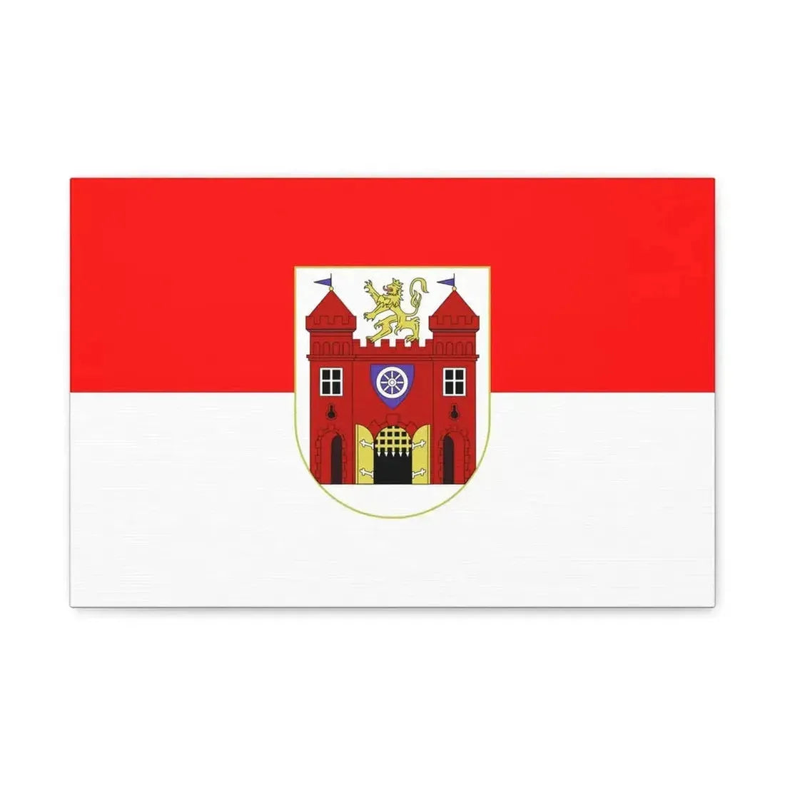 Flag of Liberec Czech Republic - Canvas Wall Art - The Sticker Space
