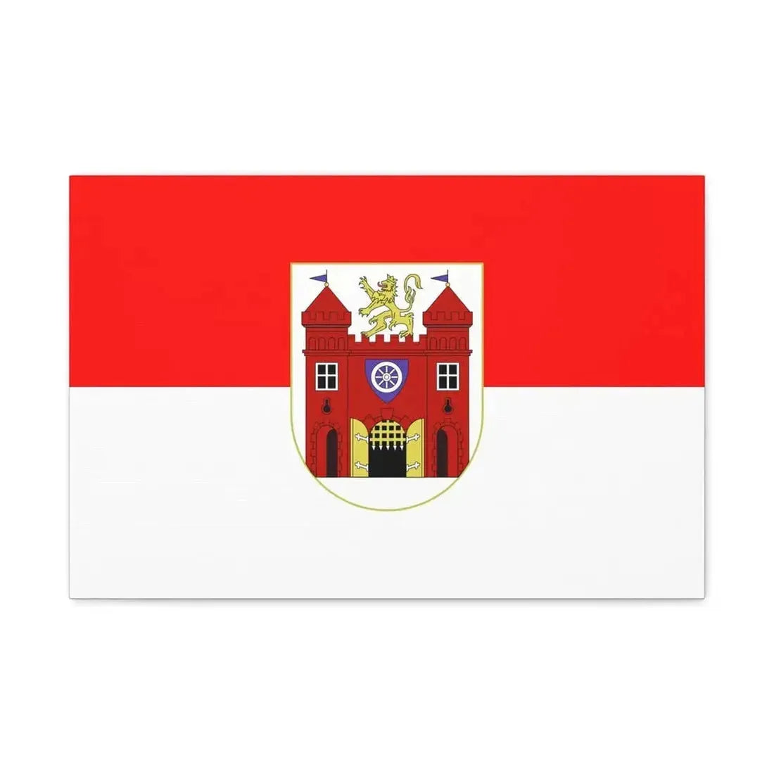Flag of Liberec Czech Republic - Canvas Wall Art - The Sticker Space
