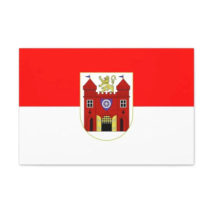 Flag of Liberec Czech Republic - Canvas Wall Art - The Sticker Space