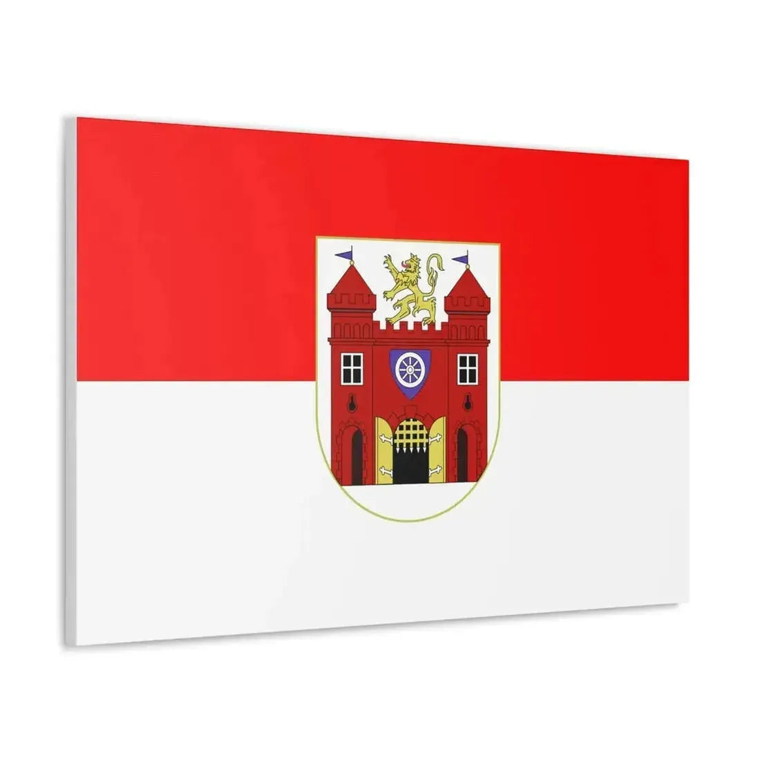 Flag of Liberec Czech Republic - Canvas Wall Art - The Sticker Space