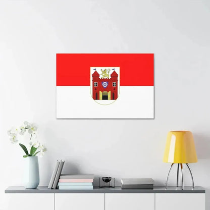 Flag of Liberec Czech Republic - Canvas Wall Art - The Sticker Space