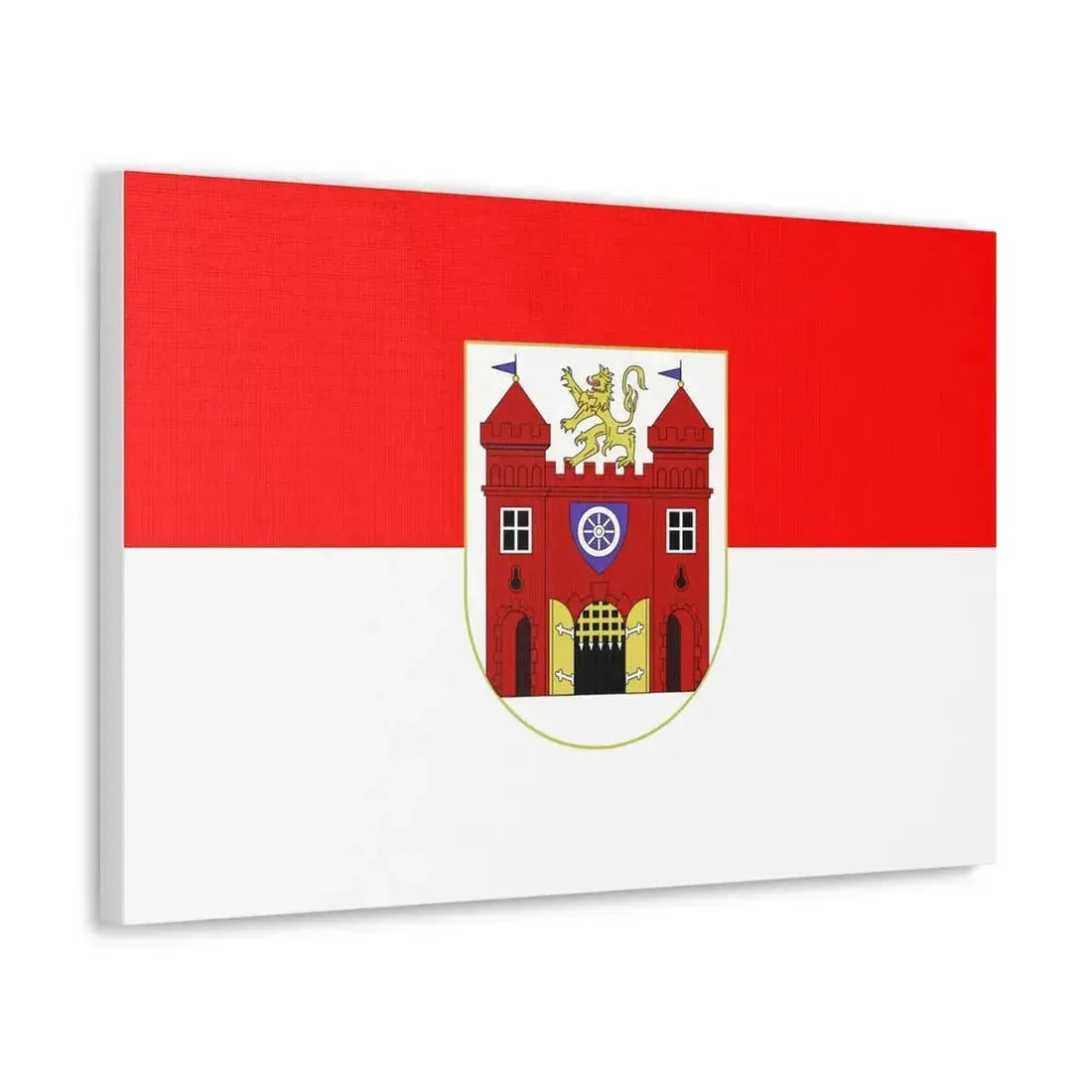 Flag of Liberec Czech Republic - Canvas Wall Art - The Sticker Space