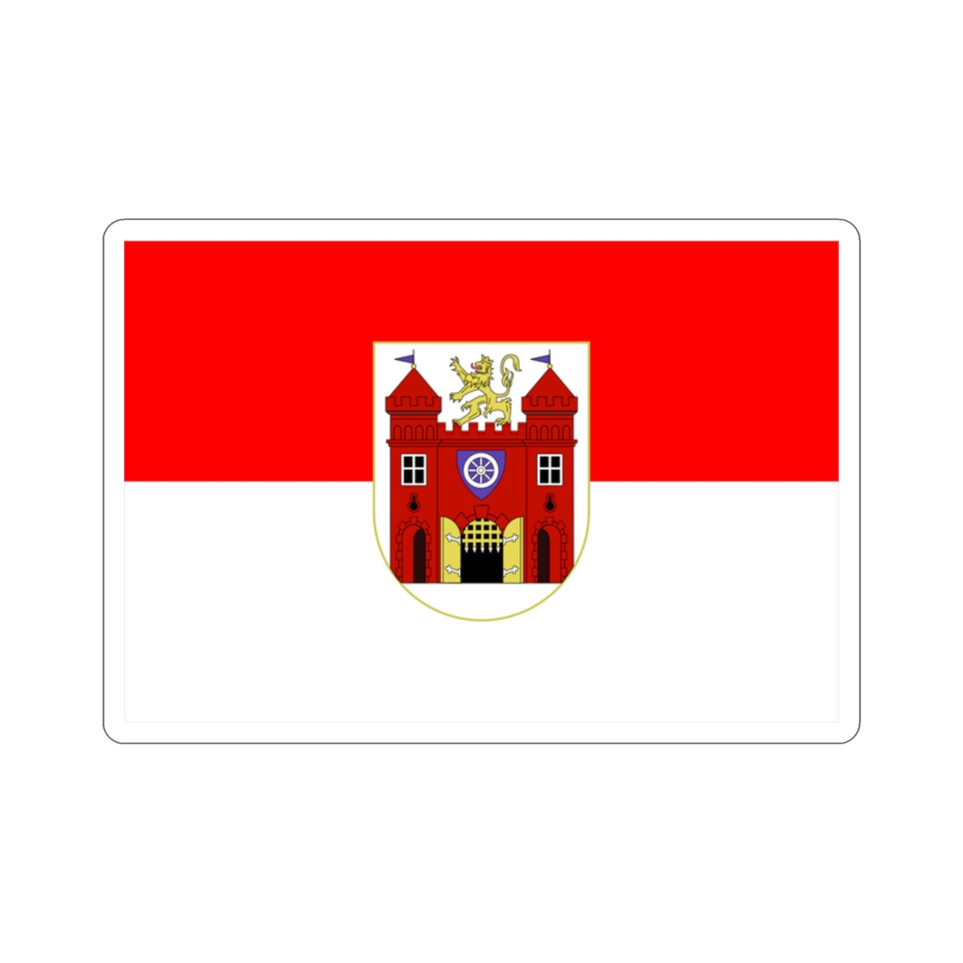 Flag of Liberec Czech Republic STICKER Vinyl Die-Cut Decal-2 Inch-The Sticker Space