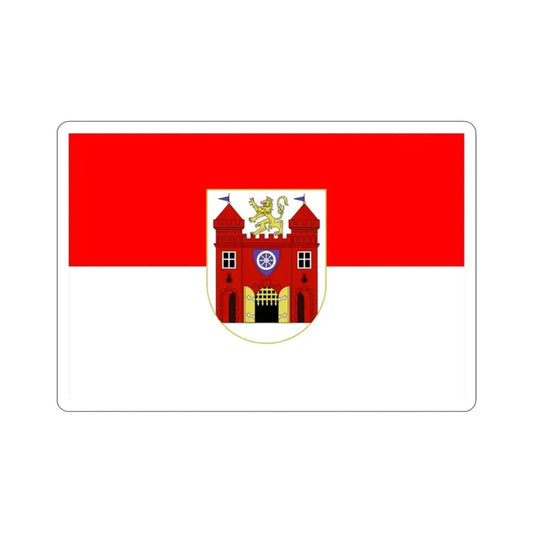 Flag of Liberec Czech Republic STICKER Vinyl Die-Cut Decal 2 Inch - The Sticker Space