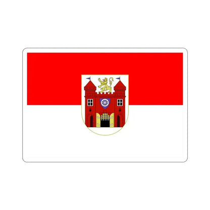 Flag of Liberec Czech Republic STICKER Vinyl Die-Cut Decal 3 Inch - The Sticker Space