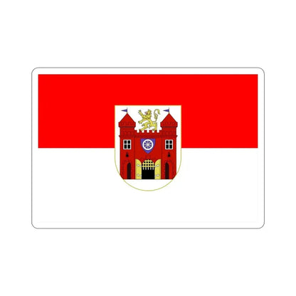 Flag of Liberec Czech Republic STICKER Vinyl Die-Cut Decal 3 Inch - The Sticker Space