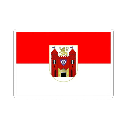 Flag of Liberec Czech Republic STICKER Vinyl Die-Cut Decal 4 Inch - The Sticker Space