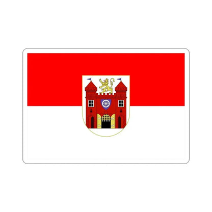 Flag of Liberec Czech Republic STICKER Vinyl Die-Cut Decal 4 Inch - The Sticker Space