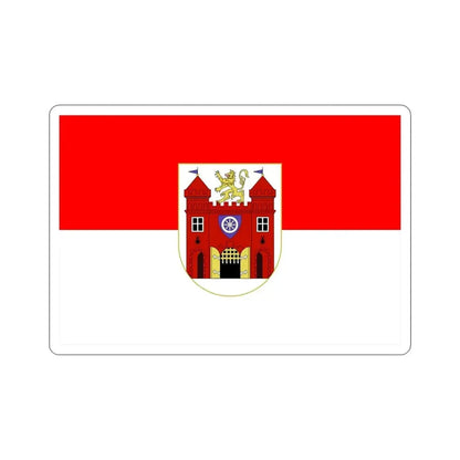 Flag of Liberec Czech Republic STICKER Vinyl Die-Cut Decal 5 Inch - The Sticker Space