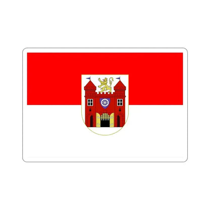 Flag of Liberec Czech Republic STICKER Vinyl Die-Cut Decal 6 Inch - The Sticker Space