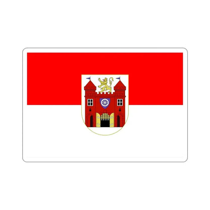 Flag of Liberec Czech Republic STICKER Vinyl Die-Cut Decal 6 Inch - The Sticker Space