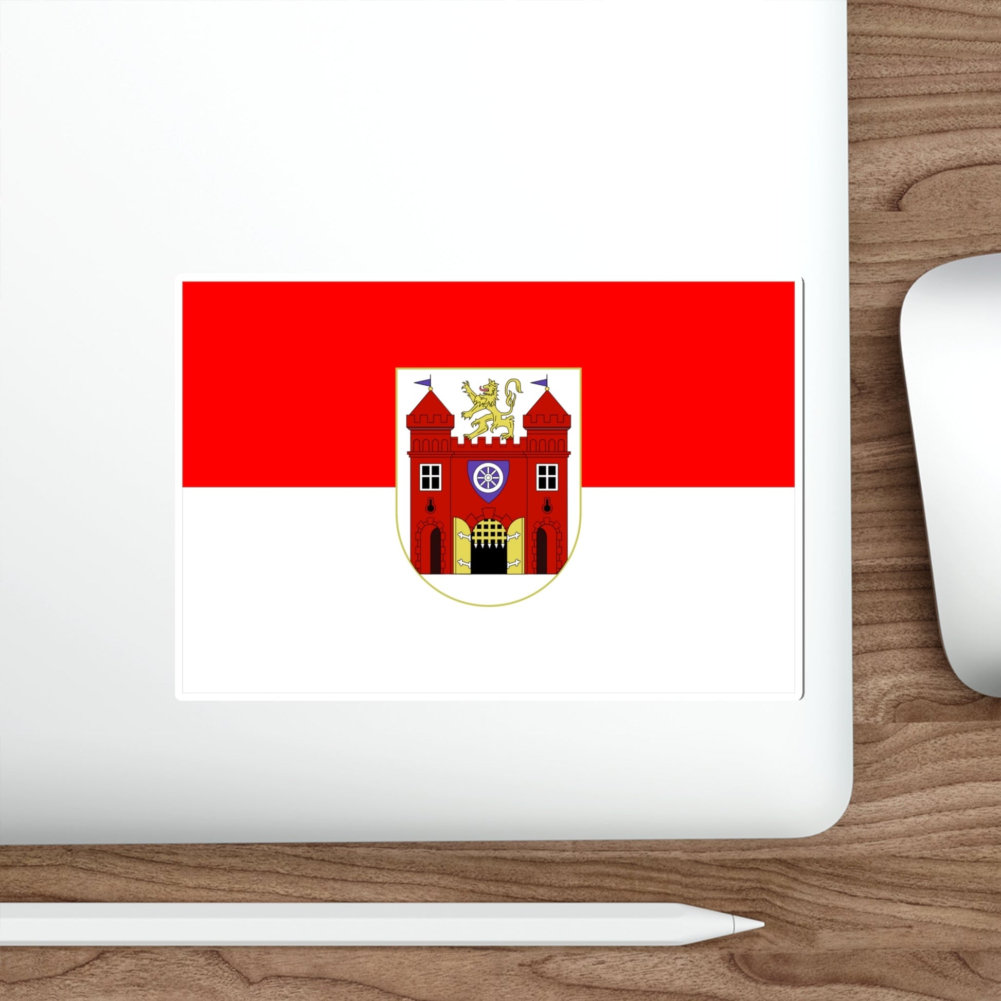 Flag of Liberec Czech Republic STICKER Vinyl Die-Cut Decal-The Sticker Space