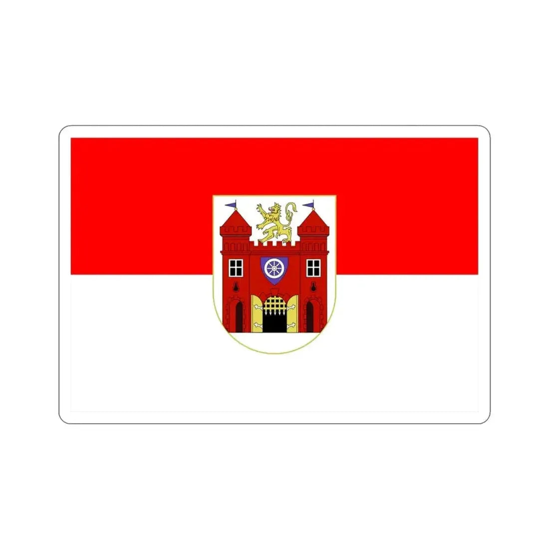 Flag of Liberec Czech Republic STICKER Vinyl Die-Cut Decal - The Sticker Space