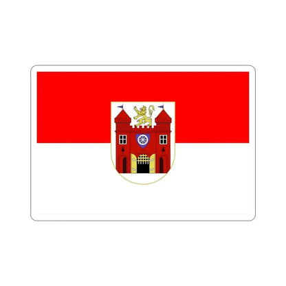 Flag of Liberec Czech Republic STICKER Vinyl Die-Cut Decal - The Sticker Space