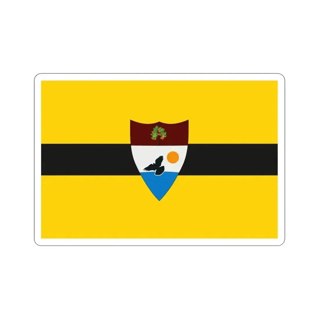Flag of Liberland STICKER Vinyl Die-Cut Decal 3 Inch - The Sticker Space