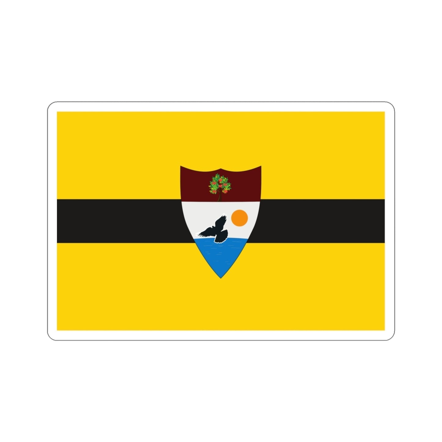 Flag of Liberland STICKER Vinyl Die-Cut Decal-3 Inch-The Sticker Space