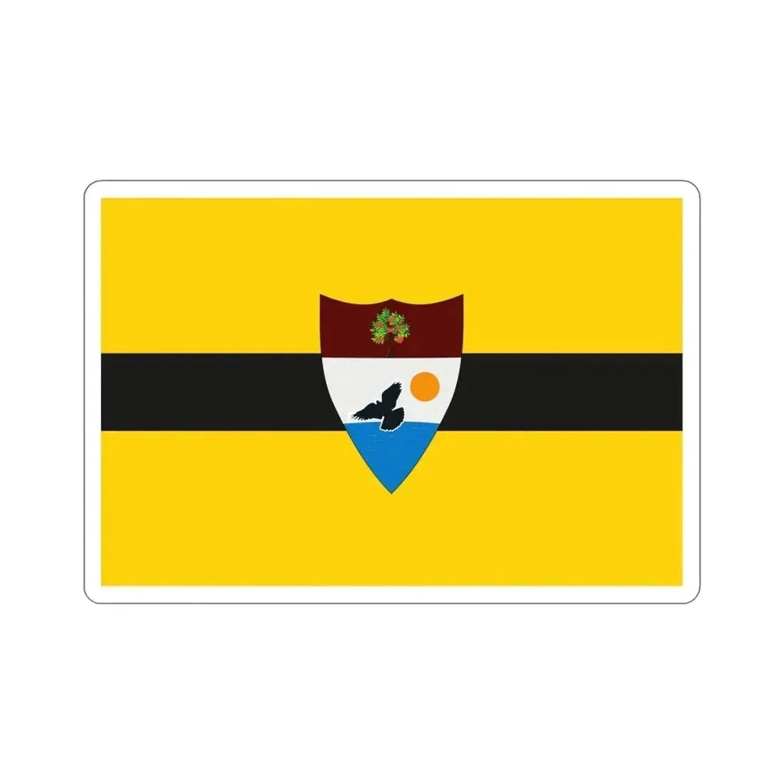 Flag of Liberland STICKER Vinyl Die-Cut Decal 4 Inch - The Sticker Space