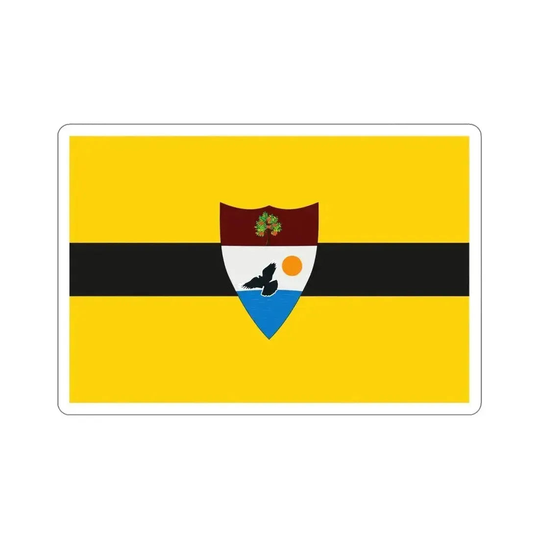Flag of Liberland STICKER Vinyl Die-Cut Decal 5 Inch - The Sticker Space