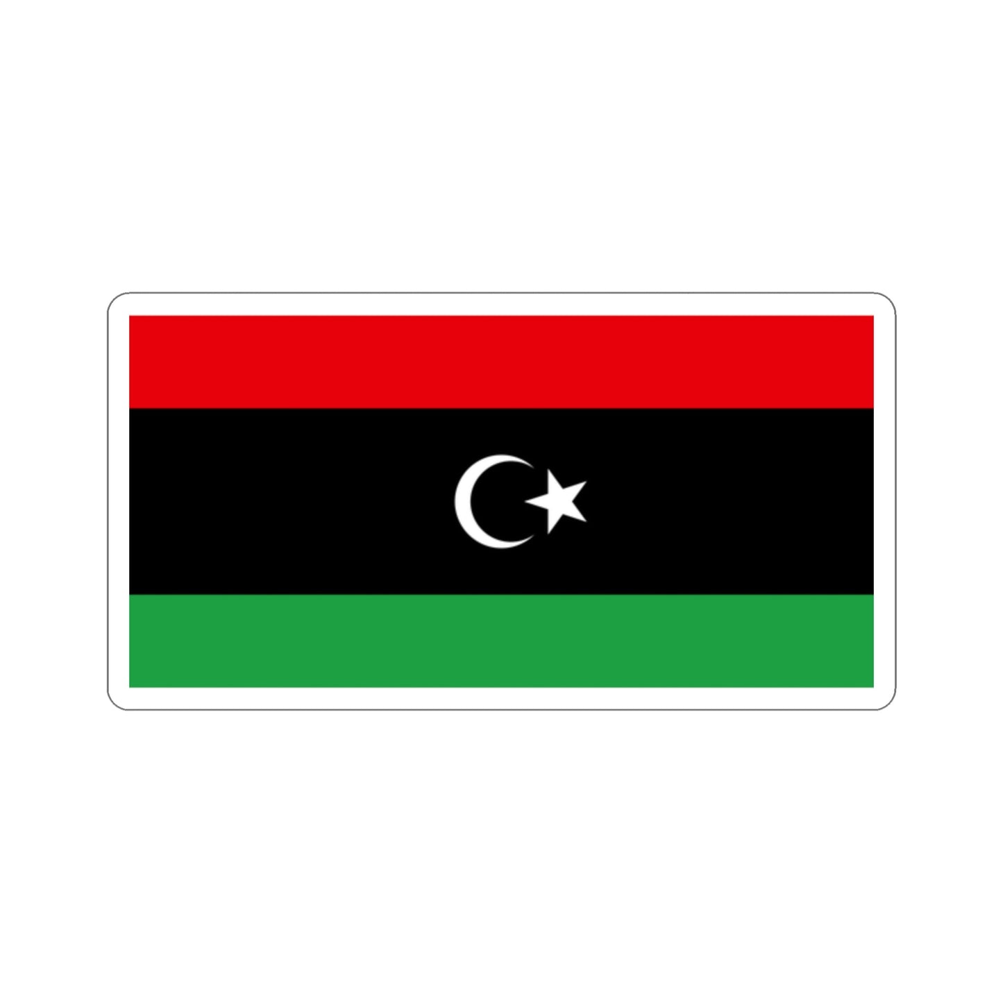 Flag of Libya STICKER Vinyl Die-Cut Decal-2 Inch-The Sticker Space