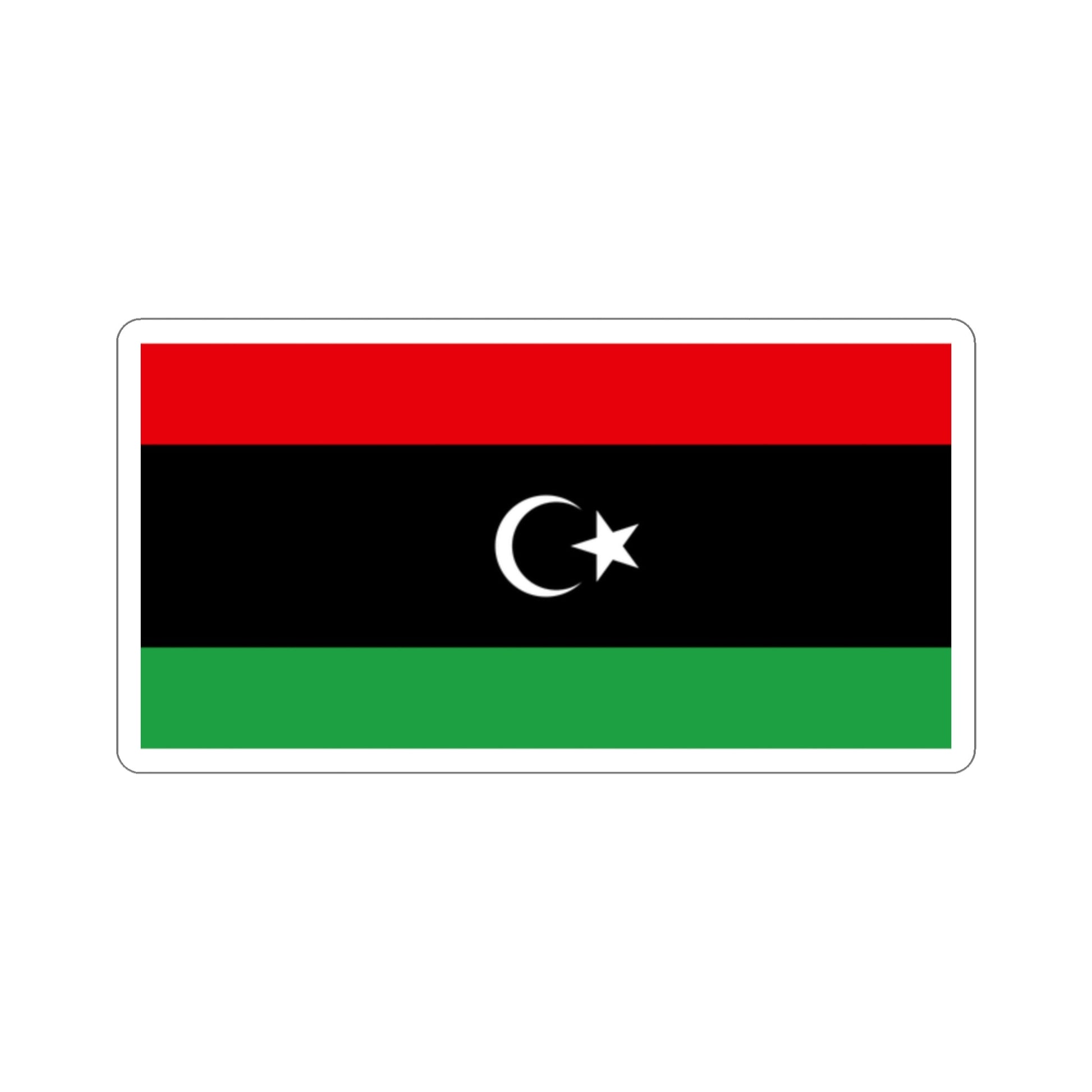 Flag of Libya STICKER Vinyl Die-Cut Decal-2 Inch-The Sticker Space