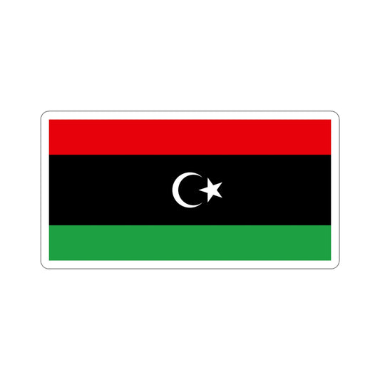 Flag of Libya STICKER Vinyl Die-Cut Decal-6 Inch-The Sticker Space