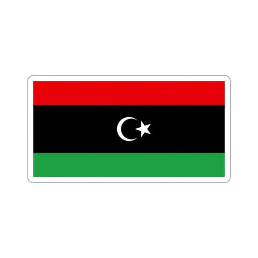 Flag of Libya STICKER Vinyl Die-Cut Decal 6 Inch - The Sticker Space