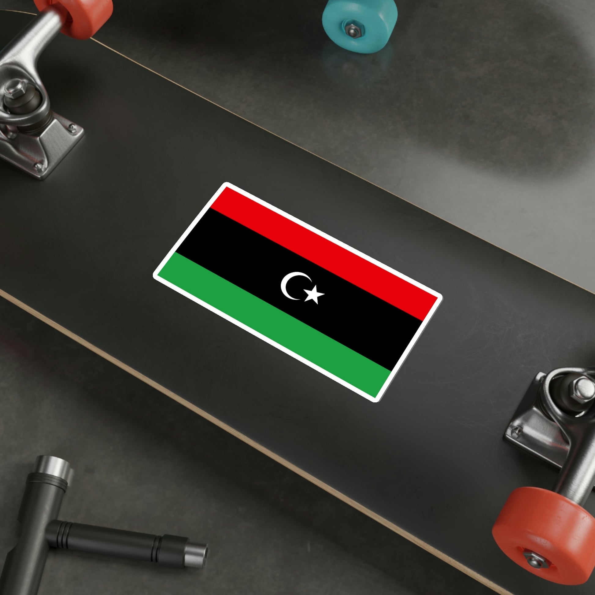 Flag of Libya STICKER Vinyl Die-Cut Decal-The Sticker Space