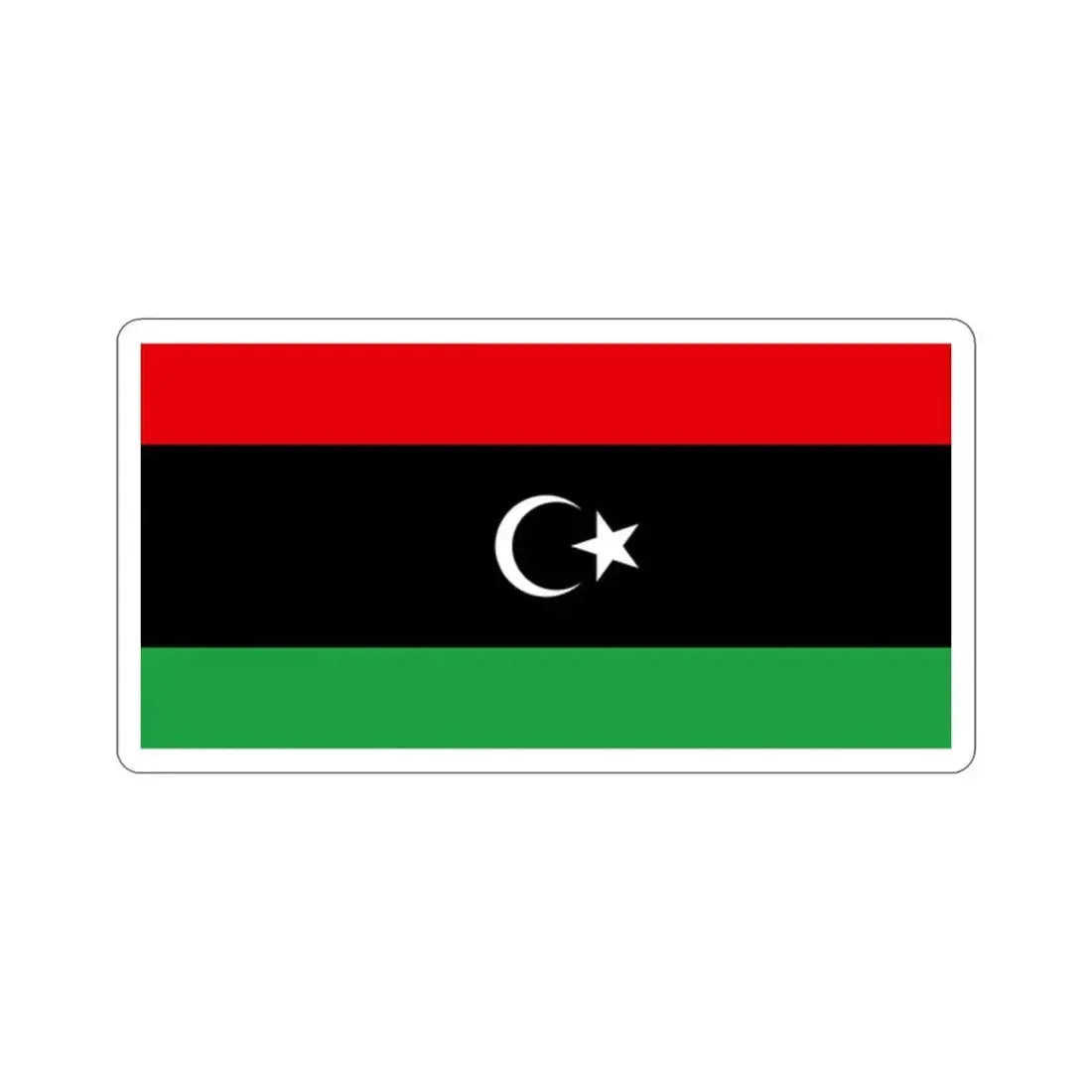 Flag of Libya STICKER Vinyl Die-Cut Decal - The Sticker Space