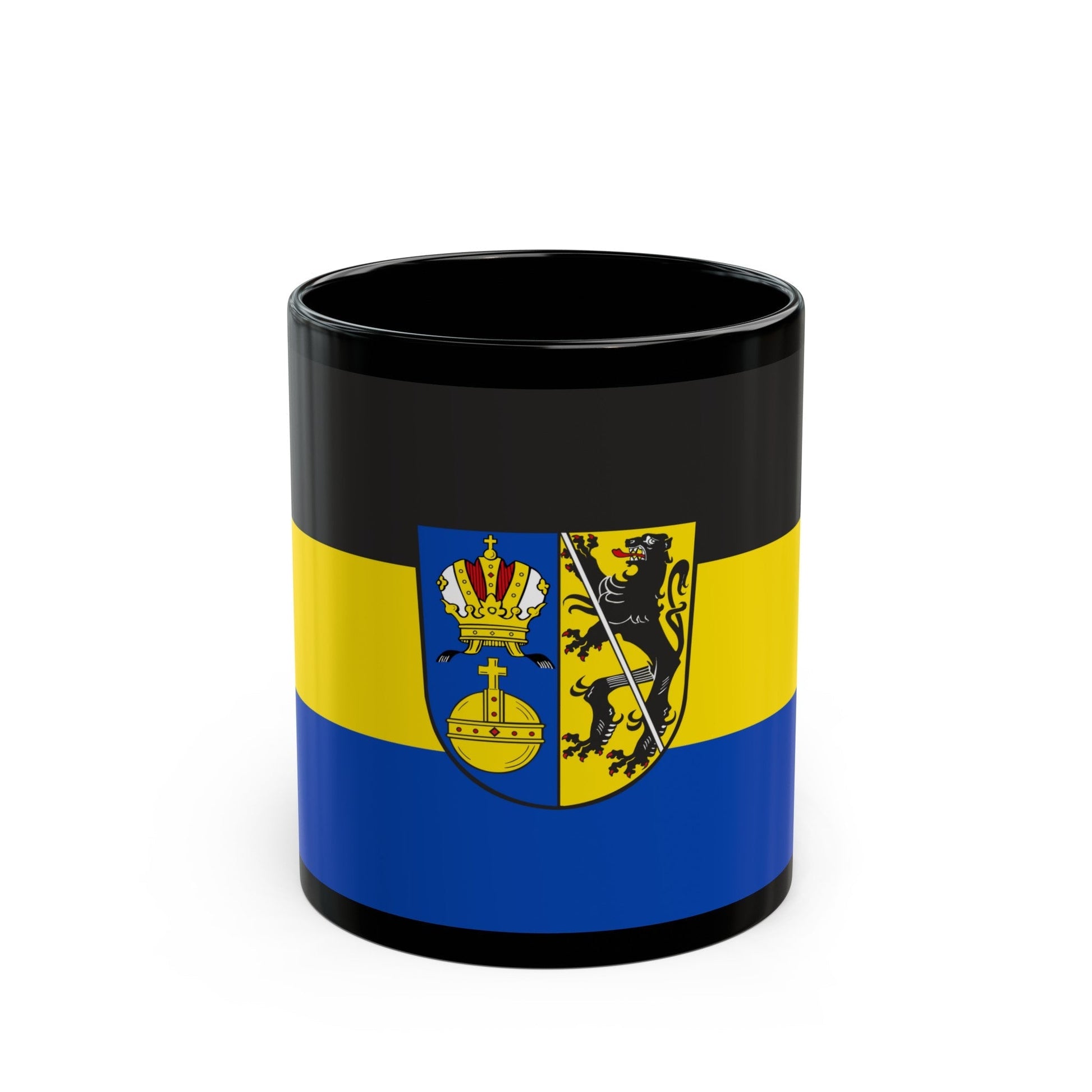 Flag of Lichtenfels Germany - Black Coffee Mug-11oz-The Sticker Space