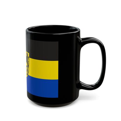 Flag of Lichtenfels Germany - Black Coffee Mug-The Sticker Space