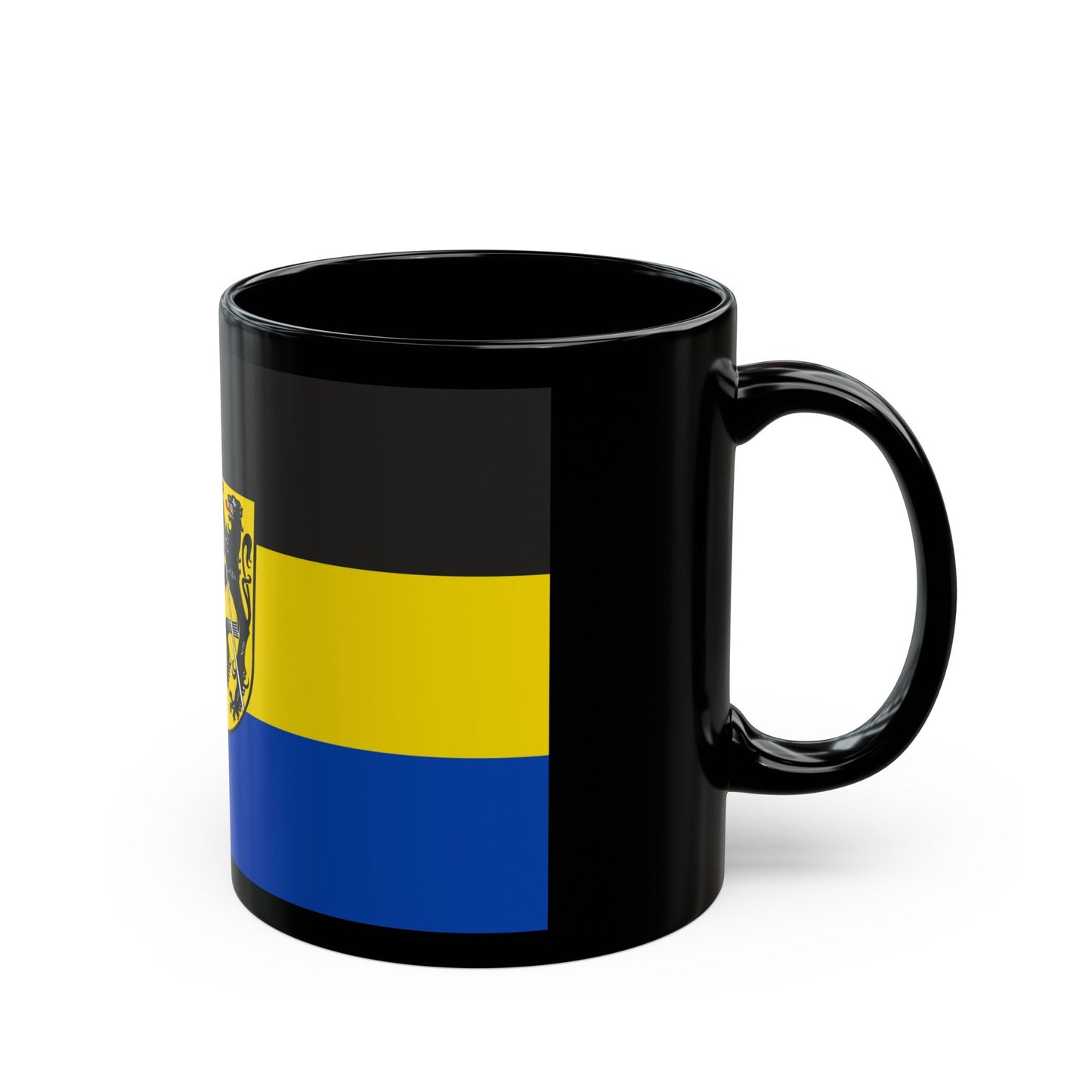 Flag of Lichtenfels Germany - Black Coffee Mug-The Sticker Space