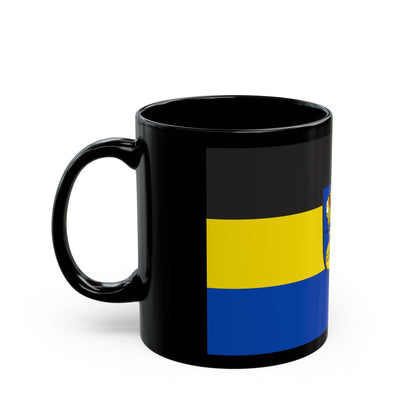 Flag of Lichtenfels Germany - Black Coffee Mug-The Sticker Space