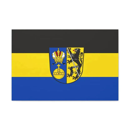 Flag of Lichtenfels Germany - Canvas Wall Art 24″ x 16″ 1.25" - The Sticker Space