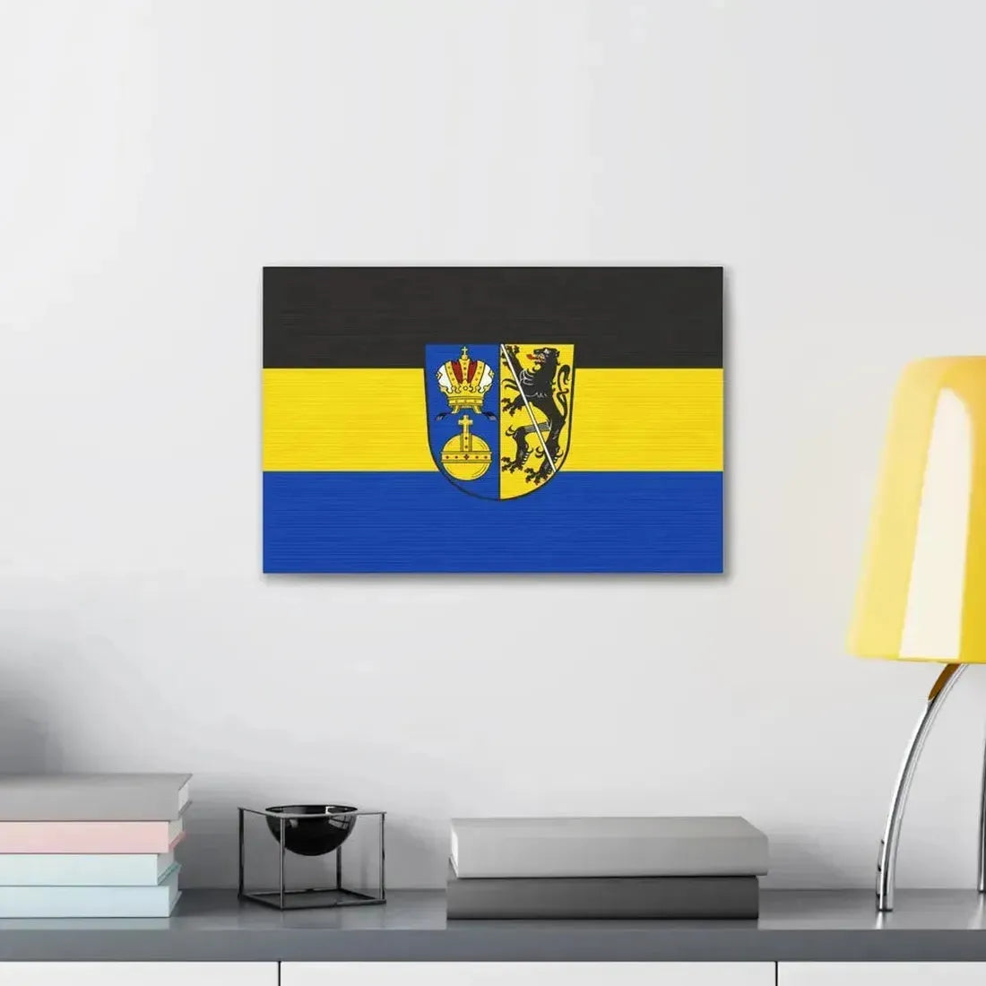 Flag of Lichtenfels Germany - Canvas Wall Art - The Sticker Space