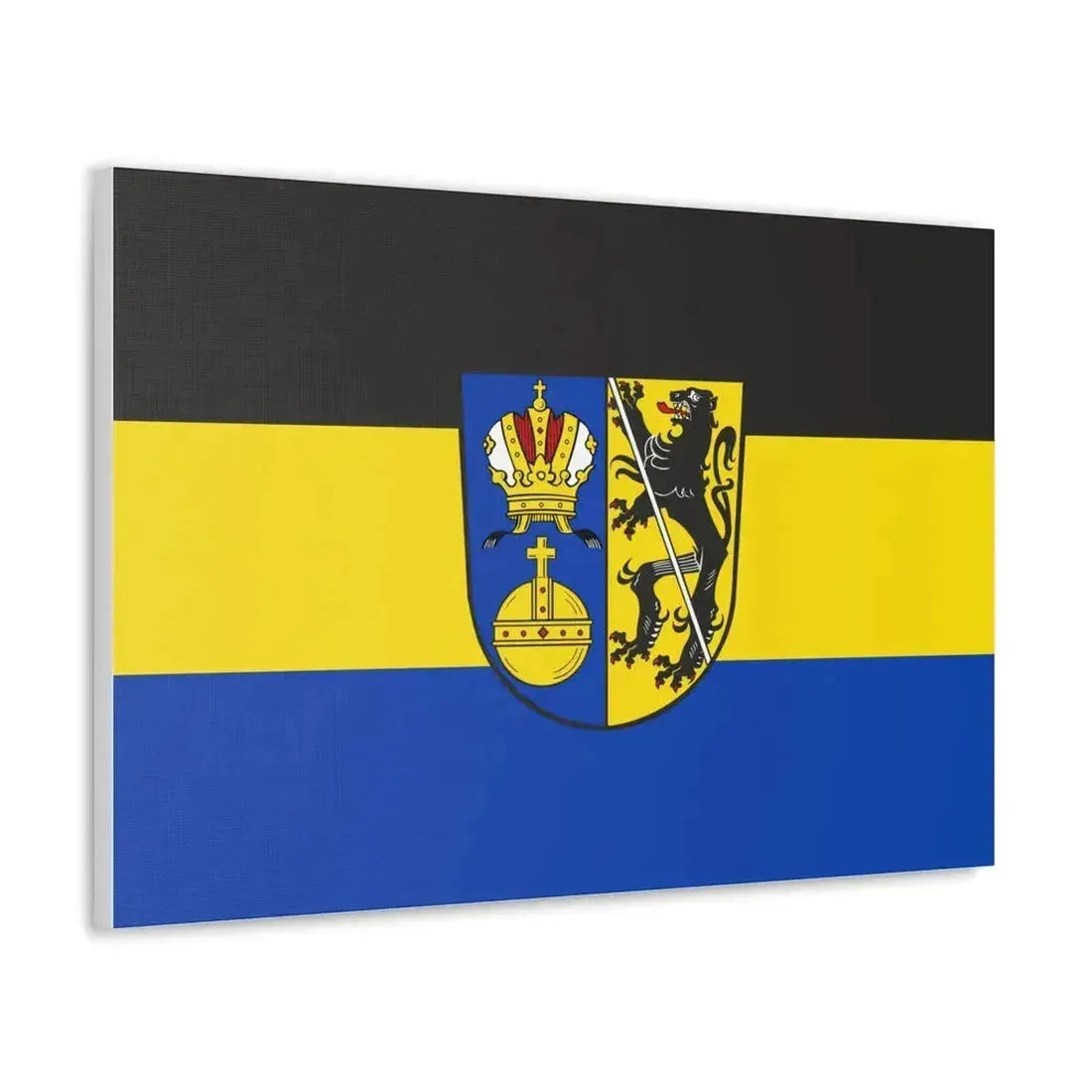 Flag of Lichtenfels Germany - Canvas Wall Art - The Sticker Space