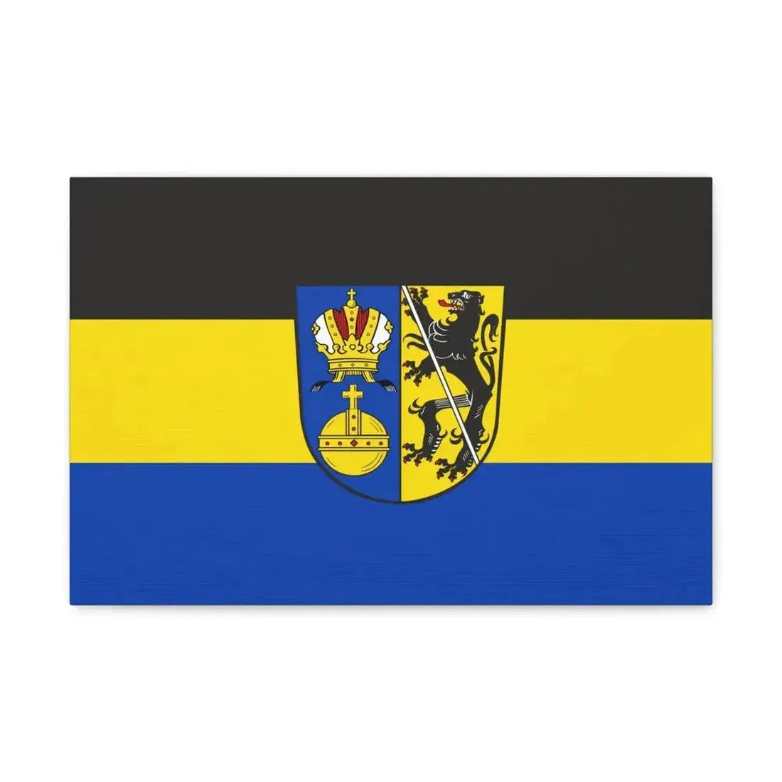 Flag of Lichtenfels Germany - Canvas Wall Art - The Sticker Space