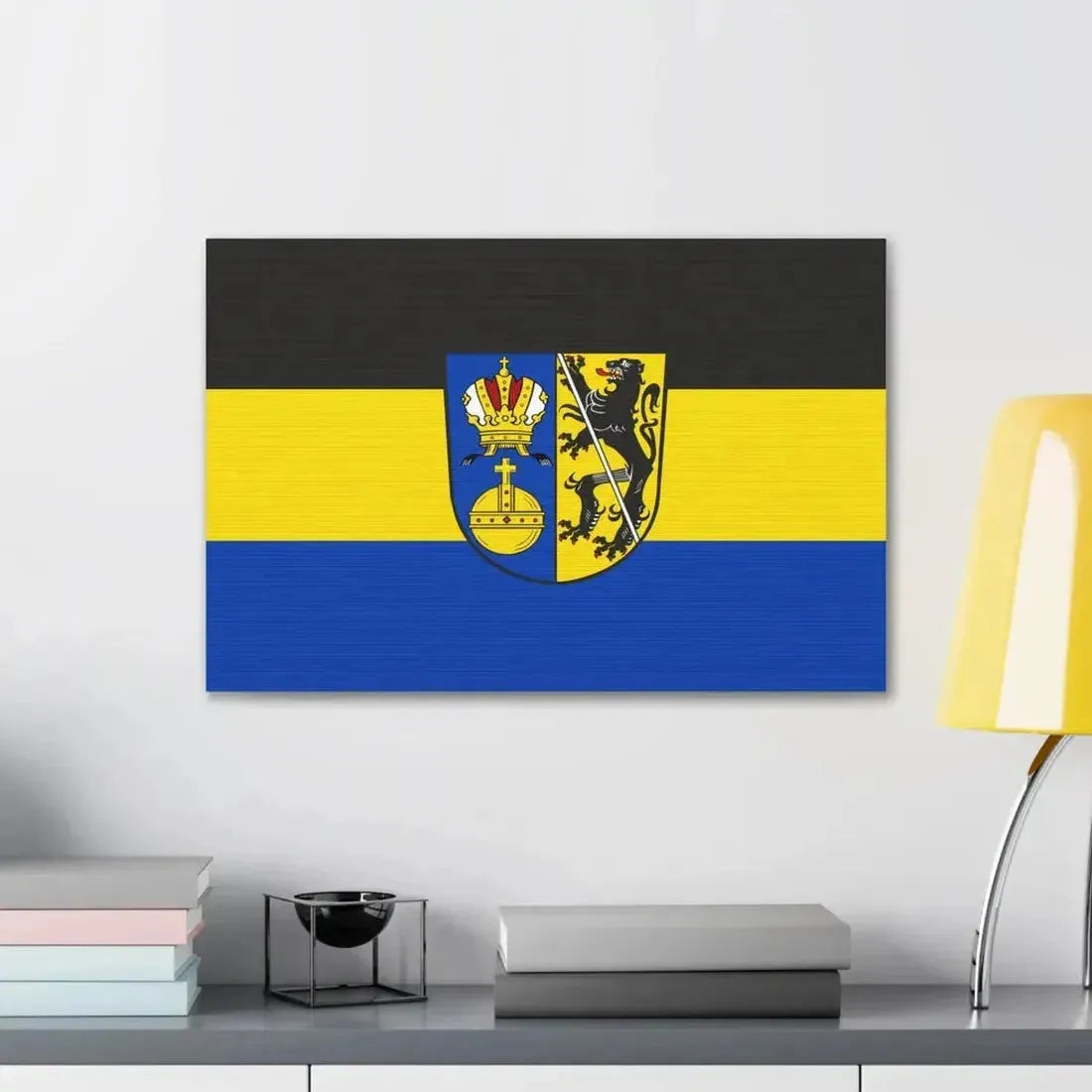 Flag of Lichtenfels Germany - Canvas Wall Art - The Sticker Space