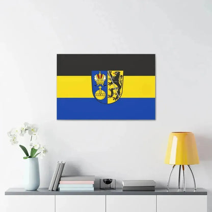 Flag of Lichtenfels Germany - Canvas Wall Art - The Sticker Space