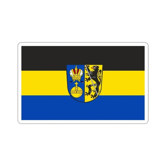 Flag of Lichtenfels Germany STICKER Vinyl Die-Cut Decal 6 Inch - The Sticker Space