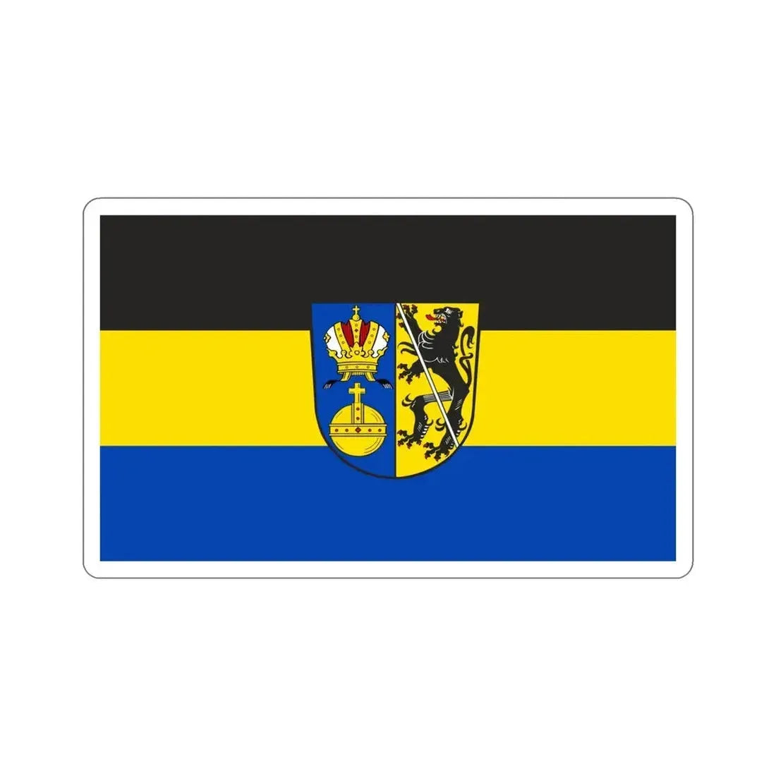 Flag of Lichtenfels Germany STICKER Vinyl Die-Cut Decal - The Sticker Space