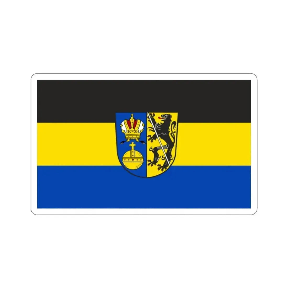 Flag of Lichtenfels Germany STICKER Vinyl Die-Cut Decal - The Sticker Space