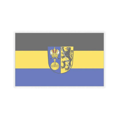 Flag of Lichtenfels Germany - STICKER Vinyl Kiss-Cut Decal 2 Inch Transparent - The Sticker Space