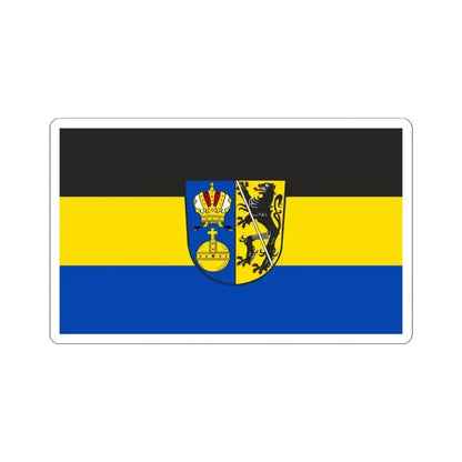 Flag of Lichtenfels Germany - STICKER Vinyl Kiss-Cut Decal 4 Inch White - The Sticker Space