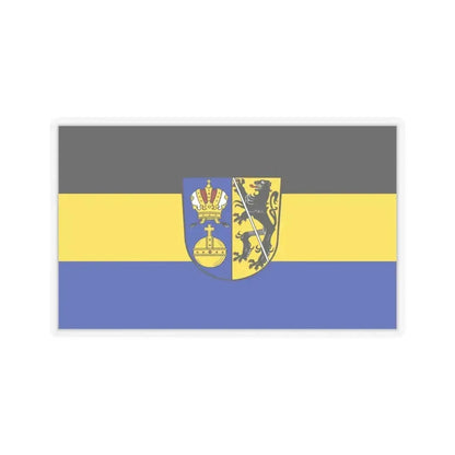 Flag of Lichtenfels Germany - STICKER Vinyl Kiss-Cut Decal 6 Inch Transparent - The Sticker Space